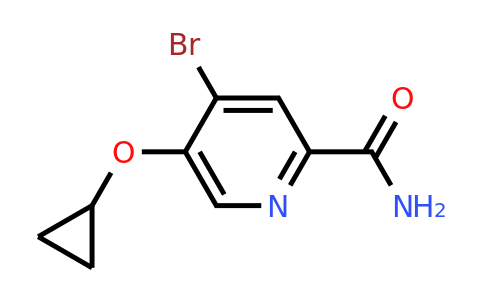CAS 1243469-80-8 | 4-Bromo-5-cyclopropoxypicolinamide