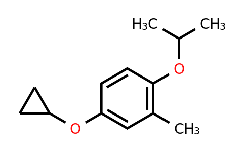CAS 1243469-84-2 | 4-Cyclopropoxy-1-isopropoxy-2-methylbenzene