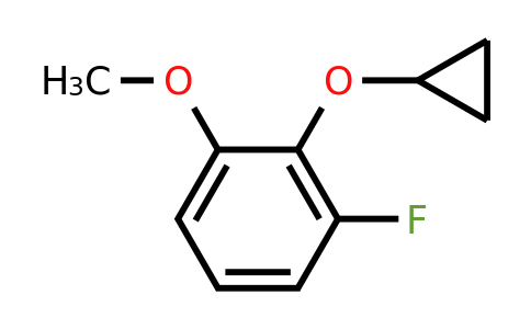 CAS 1243469-85-3 | 2-Cyclopropoxy-1-fluoro-3-methoxybenzene