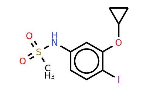 CAS 1243469-86-4 | N-(3-cyclopropoxy-4-iodophenyl)methanesulfonamide