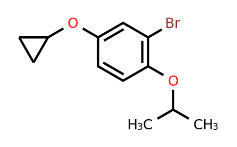 CAS 1243469-88-6 | 2-Bromo-4-cyclopropoxy-1-isopropoxybenzene