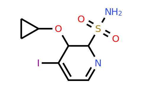 CAS 1243469-90-0 | 3-Cyclopropoxy-4-iodo-2,3-dihydropyridine-2-sulfonamide