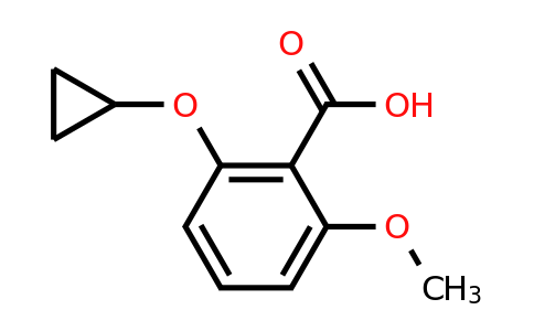 CAS 1243469-93-3 | 2-Cyclopropoxy-6-methoxybenzoic acid