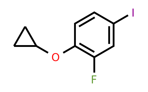 CAS 1243469-94-4 | 1-Cyclopropoxy-2-fluoro-4-iodobenzene