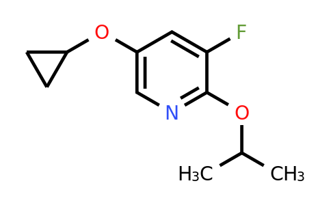 CAS 1243469-96-6 | 5-Cyclopropoxy-3-fluoro-2-isopropoxypyridine