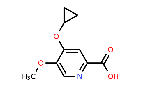 CAS 1243469-97-7 | 4-Cyclopropoxy-5-methoxypicolinic acid