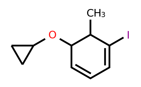 CAS 1243469-99-9 | 5-Cyclopropoxy-1-iodo-6-methylcyclohexa-1,3-diene