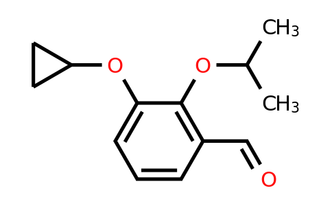 CAS 1243470-00-9 | 3-Cyclopropoxy-2-isopropoxybenzaldehyde