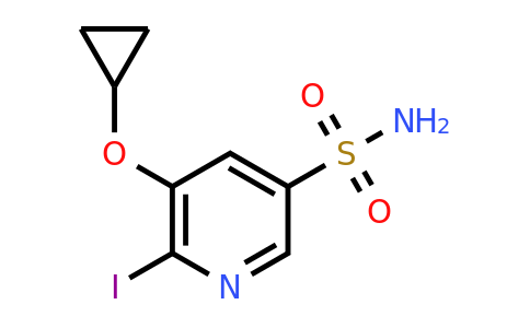 CAS 1243470-01-0 | 5-Cyclopropoxy-6-iodopyridine-3-sulfonamide