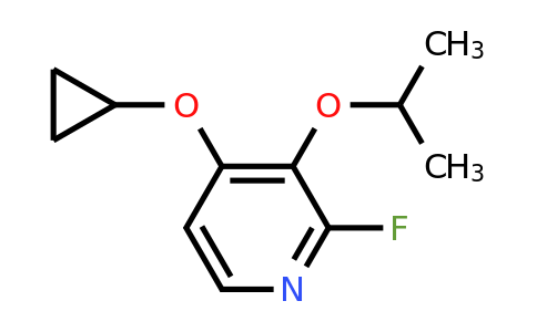 CAS 1243470-05-4 | 4-Cyclopropoxy-2-fluoro-3-isopropoxypyridine