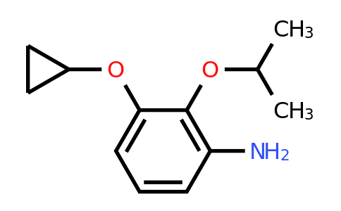 CAS 1243470-08-7 | 3-Cyclopropoxy-2-isopropoxyaniline