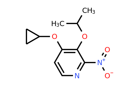 CAS 1243470-11-2 | 4-Cyclopropoxy-3-isopropoxy-2-nitropyridine