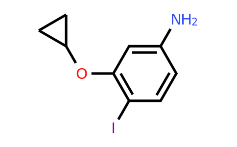 CAS 1243470-13-4 | 3-Cyclopropoxy-4-iodoaniline