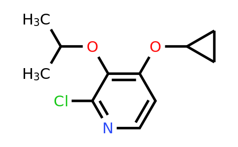 CAS 1243470-14-5 | 2-Chloro-4-cyclopropoxy-3-isopropoxypyridine