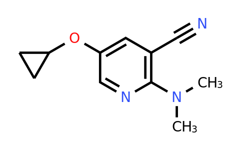 CAS 1243470-15-6 | 5-Cyclopropoxy-2-(dimethylamino)nicotinonitrile