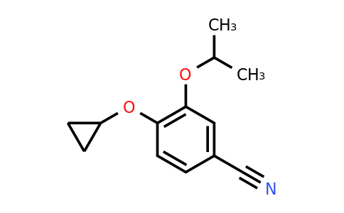 CAS 1243470-17-8 | 4-Cyclopropoxy-3-isopropoxybenzonitrile
