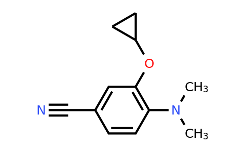 CAS 1243470-18-9 | 3-Cyclopropoxy-4-(dimethylamino)benzonitrile