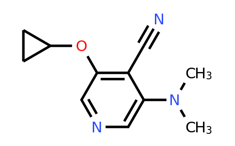 CAS 1243470-22-5 | 3-Cyclopropoxy-5-(dimethylamino)isonicotinonitrile