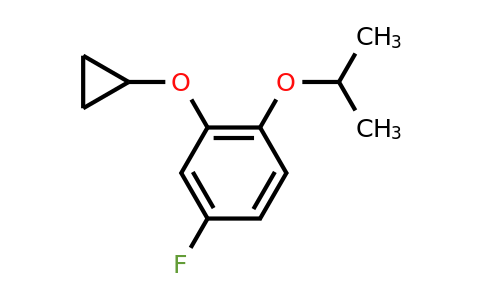 CAS 1243470-28-1 | 2-Cyclopropoxy-4-fluoro-1-isopropoxybenzene