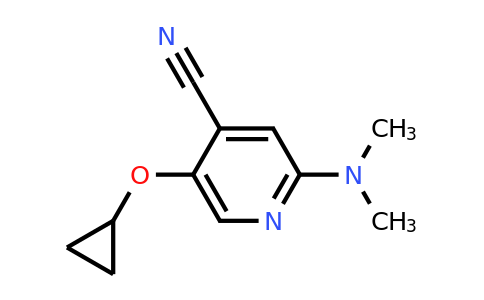 CAS 1243470-31-6 | 5-Cyclopropoxy-2-(dimethylamino)isonicotinonitrile