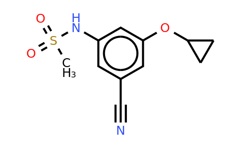 CAS 1243470-32-7 | N-(3-cyano-5-cyclopropoxyphenyl)methanesulfonamide