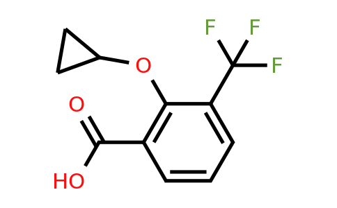 CAS 1243470-35-0 | 2-Cyclopropoxy-3-(trifluoromethyl)benzoic acid