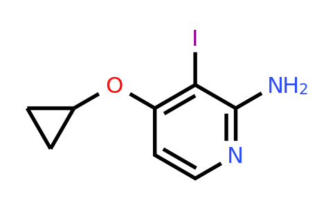 CAS 1243470-39-4 | 4-Cyclopropoxy-3-iodopyridin-2-amine