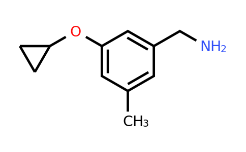 CAS 1243470-41-8 | (3-Cyclopropoxy-5-methylphenyl)methanamine