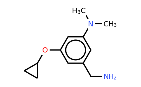 CAS 1243470-42-9 | 3-(Aminomethyl)-5-cyclopropoxy-N,n-dimethylaniline