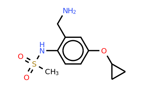CAS 1243470-43-0 | N-(2-(aminomethyl)-4-cyclopropoxyphenyl)methanesulfonamide