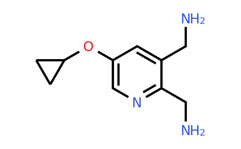 CAS 1243470-45-2 | (5-Cyclopropoxypyridine-2,3-diyl)dimethanamine