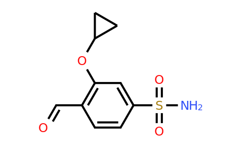 CAS 1243470-48-5 | 3-Cyclopropoxy-4-formylbenzenesulfonamide