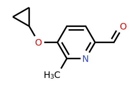 CAS 1243470-49-6 | 5-Cyclopropoxy-6-methylpicolinaldehyde