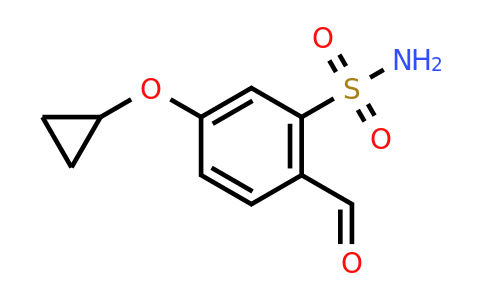 CAS 1243470-51-0 | 5-Cyclopropoxy-2-formylbenzenesulfonamide