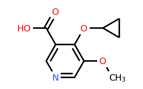 CAS 1243470-53-2 | 4-Cyclopropoxy-5-methoxynicotinic acid