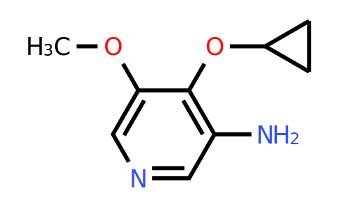 CAS 1243470-55-4 | 4-Cyclopropoxy-5-methoxypyridin-3-amine