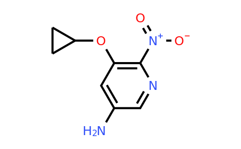 CAS 1243470-60-1 | 5-Cyclopropoxy-6-nitropyridin-3-amine