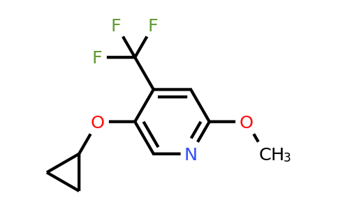 CAS 1243470-61-2 | 5-Cyclopropoxy-2-methoxy-4-(trifluoromethyl)pyridine