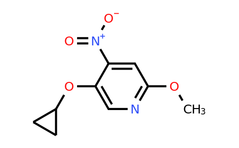 CAS 1243470-63-4 | 5-Cyclopropoxy-2-methoxy-4-nitropyridine