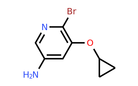 CAS 1243470-64-5 | 6-Bromo-5-cyclopropoxypyridin-3-amine
