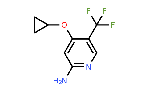 CAS 1243470-73-6 | 4-Cyclopropoxy-5-(trifluoromethyl)pyridin-2-amine
