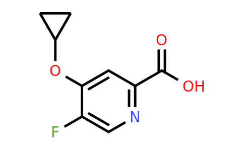 CAS 1243470-75-8 | 4-Cyclopropoxy-5-fluoropicolinic acid