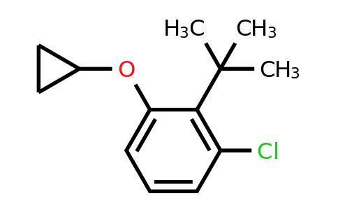 CAS 1243470-82-7 | 2-Tert-butyl-1-chloro-3-cyclopropoxybenzene