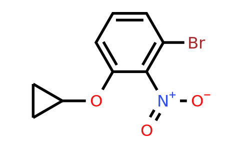 CAS 1243470-85-0 | 1-Bromo-3-cyclopropoxy-2-nitrobenzene