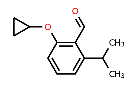 CAS 1243470-86-1 | 2-Cyclopropoxy-6-isopropylbenzaldehyde