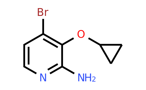 CAS 1243470-88-3 | 4-Bromo-3-cyclopropoxypyridin-2-amine