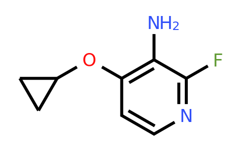 CAS 1243470-92-9 | 4-Cyclopropoxy-2-fluoropyridin-3-amine