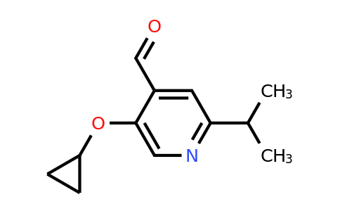 CAS 1243470-94-1 | 5-Cyclopropoxy-2-isopropylisonicotinaldehyde