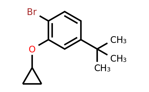 CAS 1243470-96-3 | 1-Bromo-4-tert-butyl-2-cyclopropoxybenzene