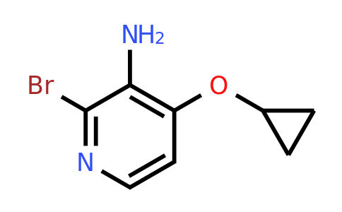CAS 1243470-97-4 | 2-Bromo-4-cyclopropoxypyridin-3-amine